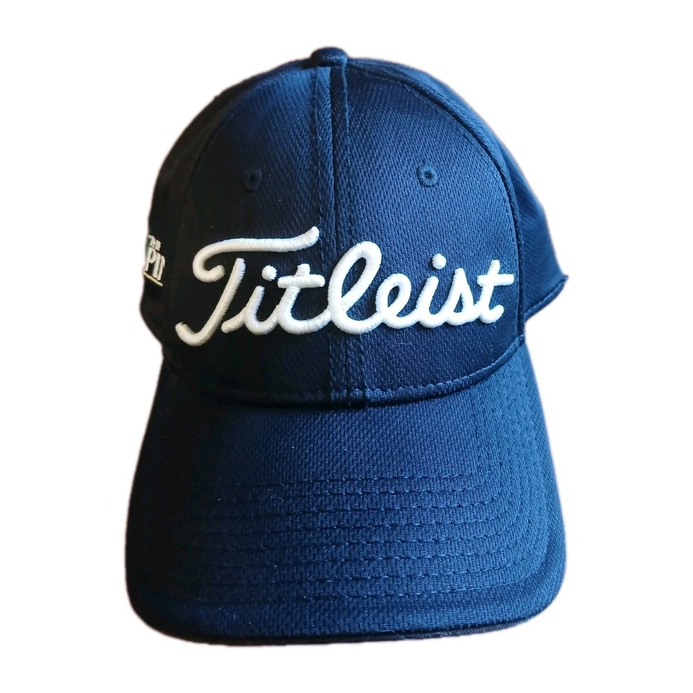 Titleist FJ -The Pines- Dark Blue Embroidered‎ Golf Hat Cap Medium/Large '#1579